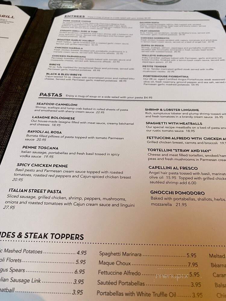 Chianti Grill - Burnsville, MN menu_pic