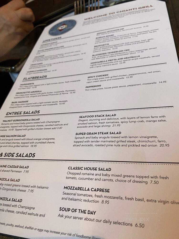 Chianti Grill - Burnsville, MN menu_pic