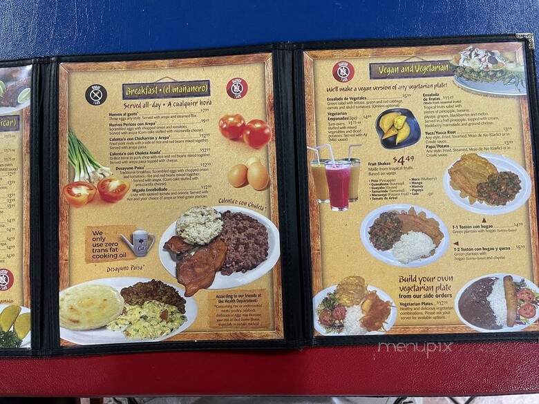 Oiga Mire Vea Colombian Cuisine - Las Vegas, NV menu_pic