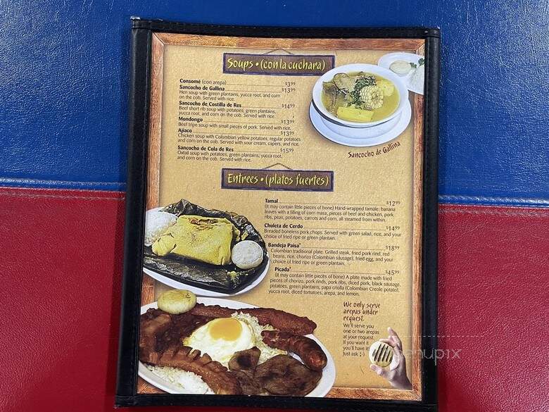 Oiga Mire Vea Colombian Cuisine - Las Vegas, NV menu_pic