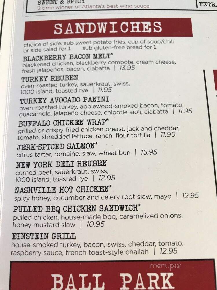 Hudson Grille Midtown - Atlanta, GA menu_pic
