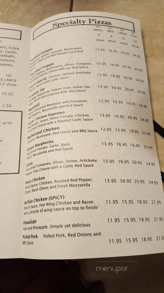 Paisanos Pizzeria - Ione, CA menu_pic