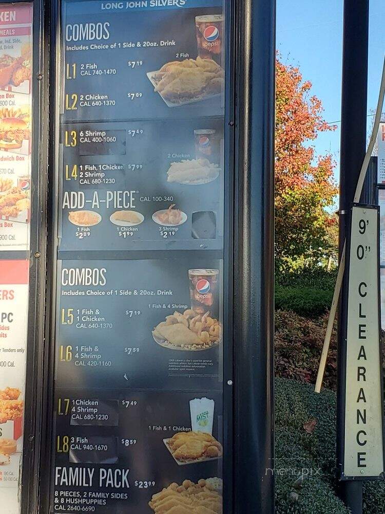 Long John Silver's - Stone Mountain, GA menu_pic