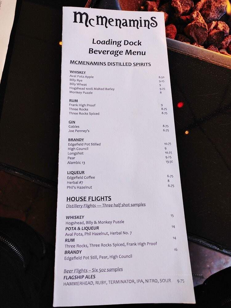 Loading Dock Grill - Troutdale, OR menu_pic