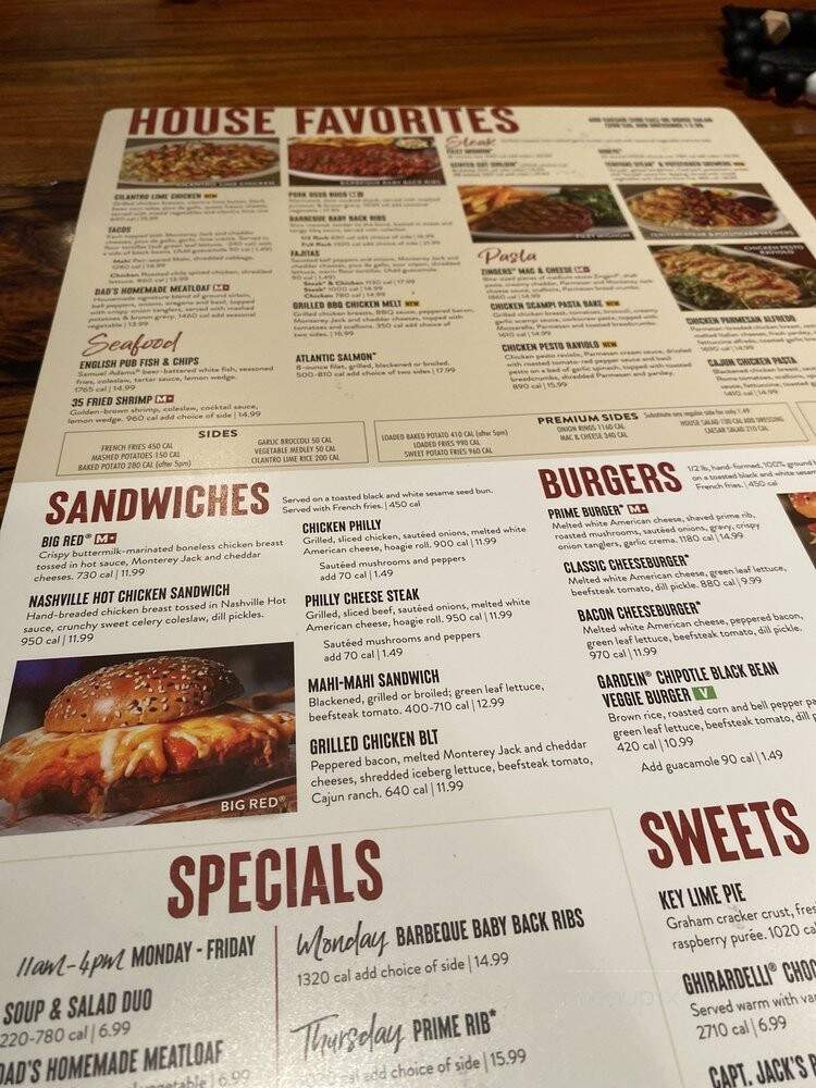 Millers Jacksonville Ale House At Regency - Jacksonville, FL menu_pic
