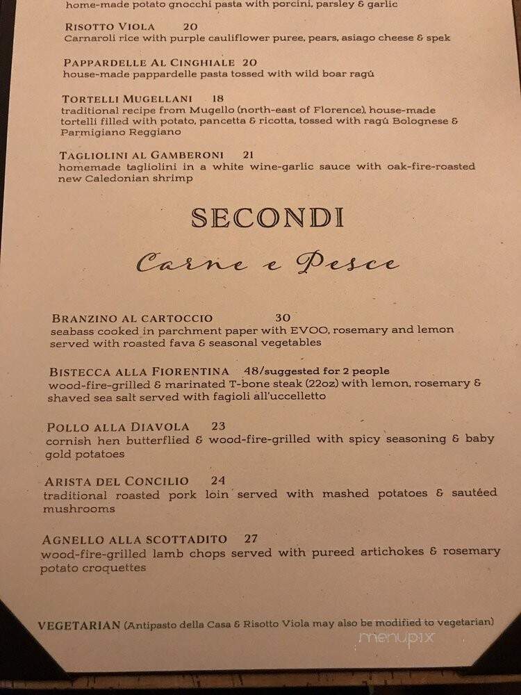 Firenze A Tavola - Denver, CO menu_pic