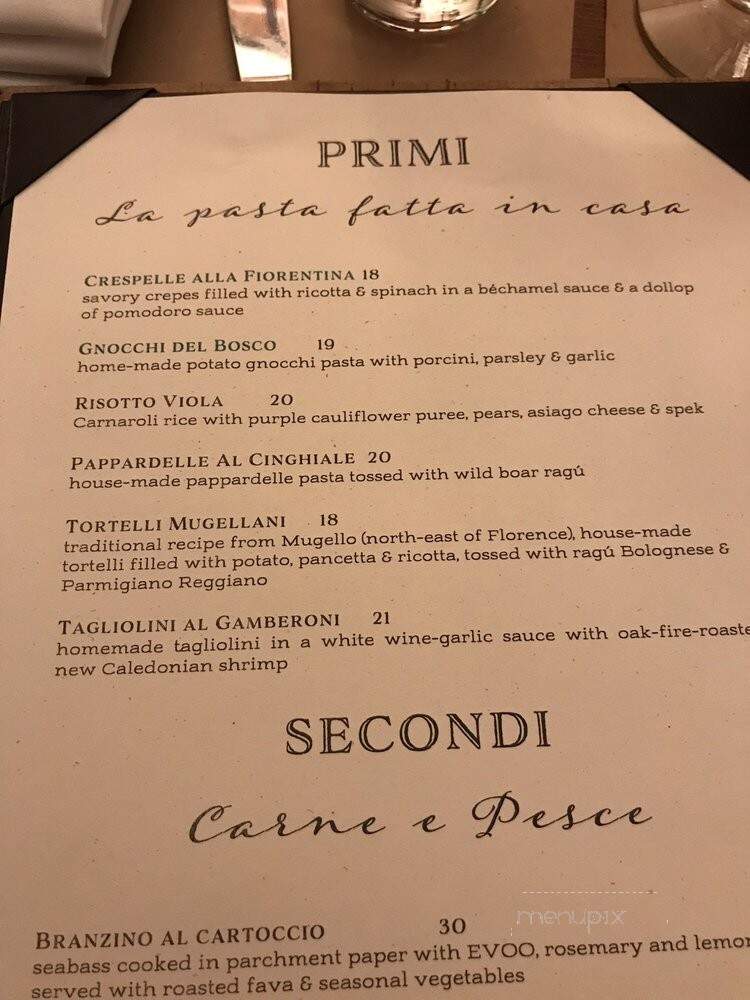 Firenze A Tavola - Denver, CO menu_pic