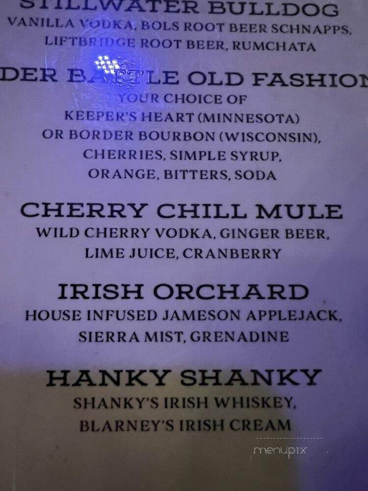 Charlies Restaurant and Irish Pub - Stillwater, MN menu_pic