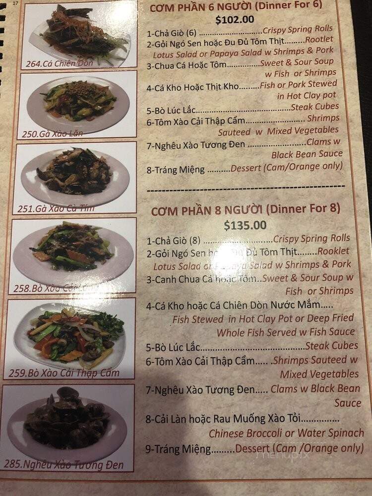 Pho & Cafe Viet Huong - Philadelphia, PA menu_pic