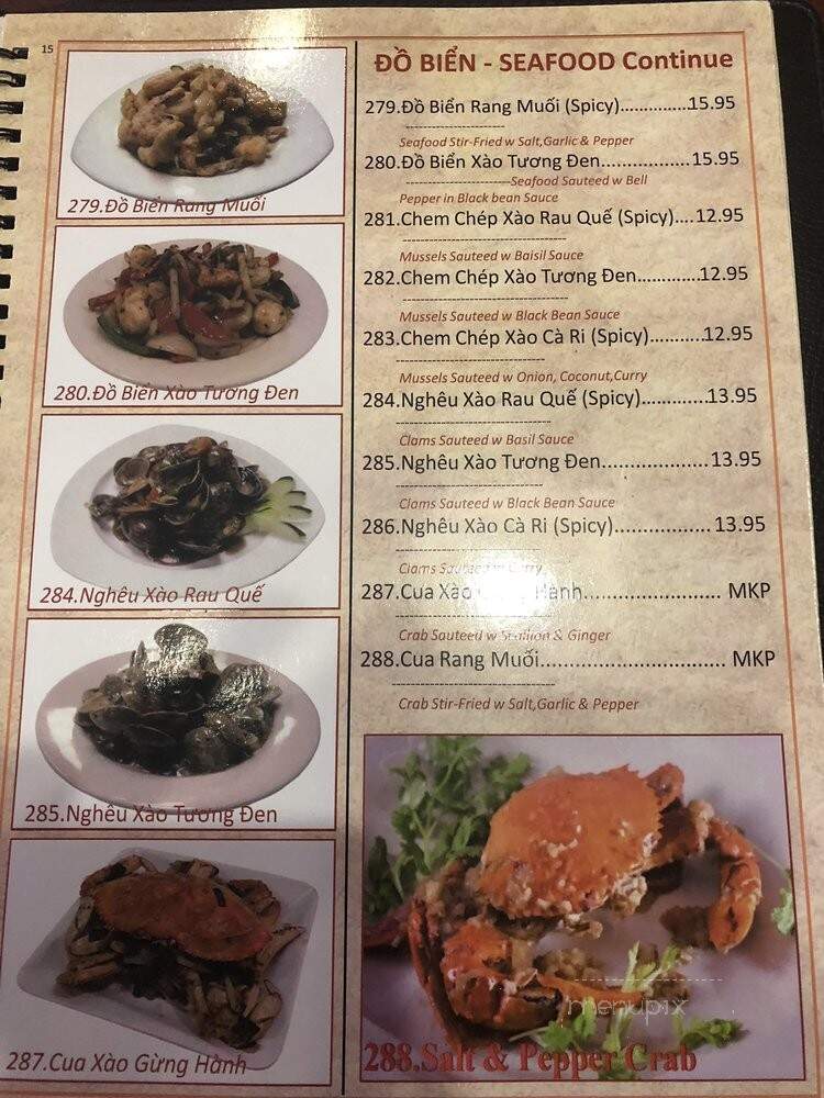 Pho & Cafe Viet Huong - Philadelphia, PA menu_pic
