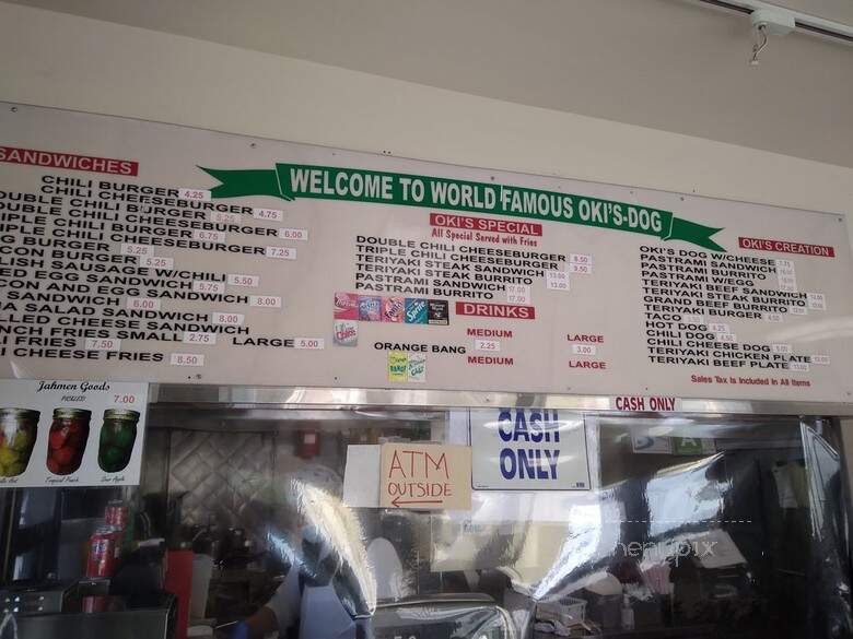Oki Dog - Los Angeles, CA menu_pic