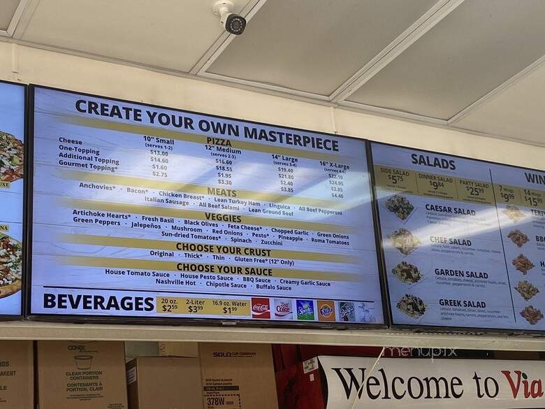 Via MIA Pizza - Morgan Hill, CA menu_pic
