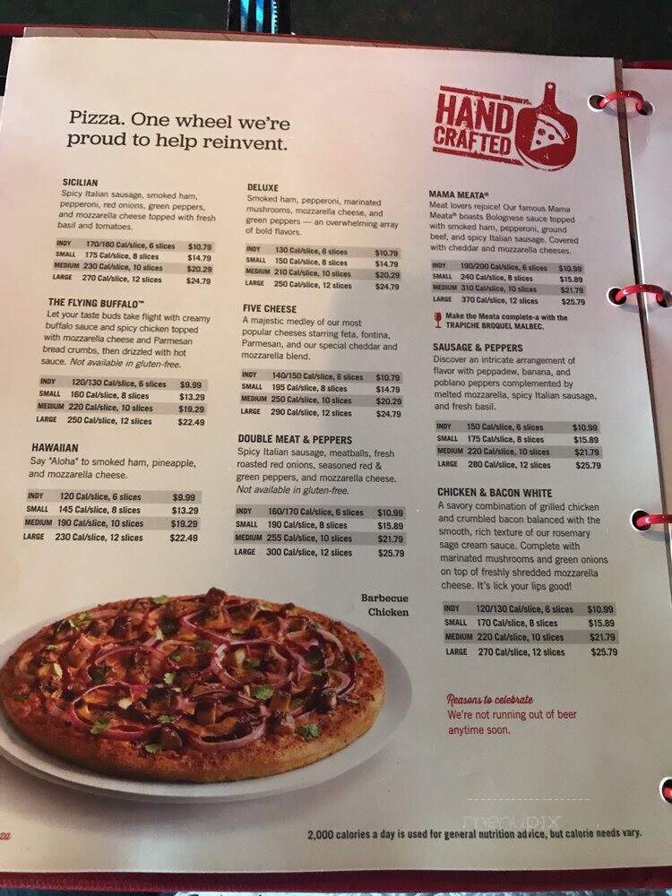 Boston's Gourmet Pizza - Spokane, WA menu_pic