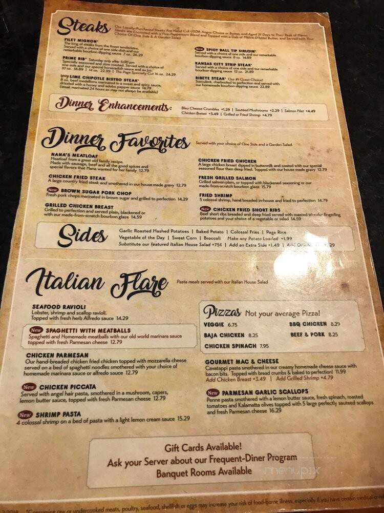 Sports Page - Great Bend, KS menu_pic