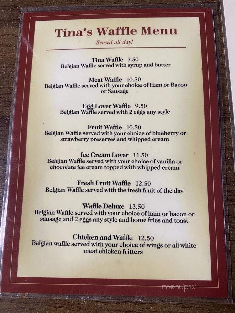 Tina's Place - Brooklyn, NY menu_pic