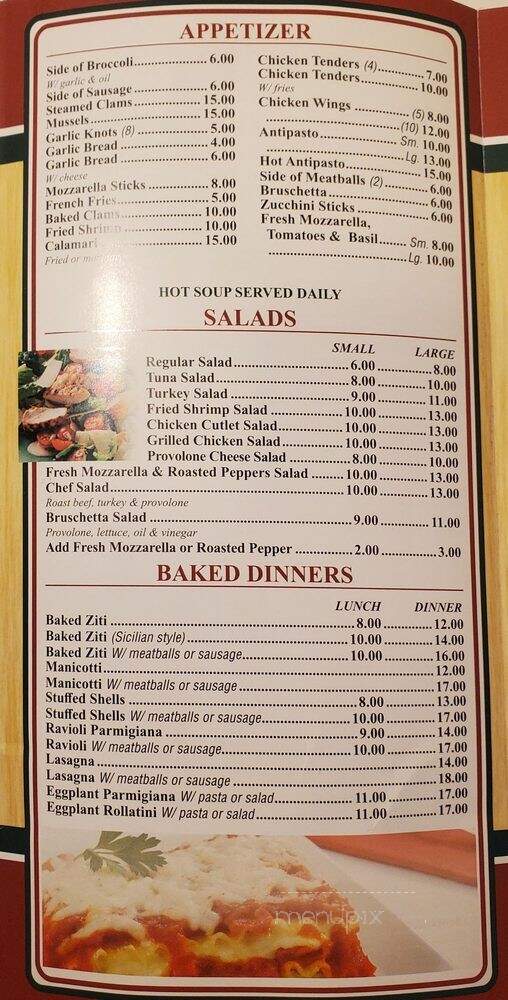 Brother's Pizza - East Brunswick, NJ menu_pic