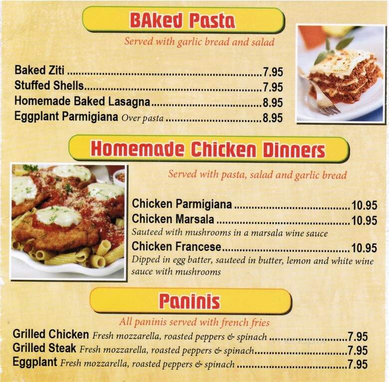Happys Pizza - Bound Brook, NJ menu_pic