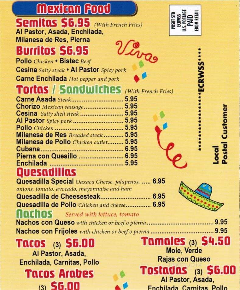 Happys Pizza - Bound Brook, NJ menu_pic