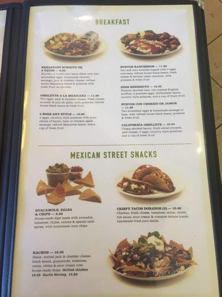 Andale Mexican Restaurant - Oakland, CA menu_pic
