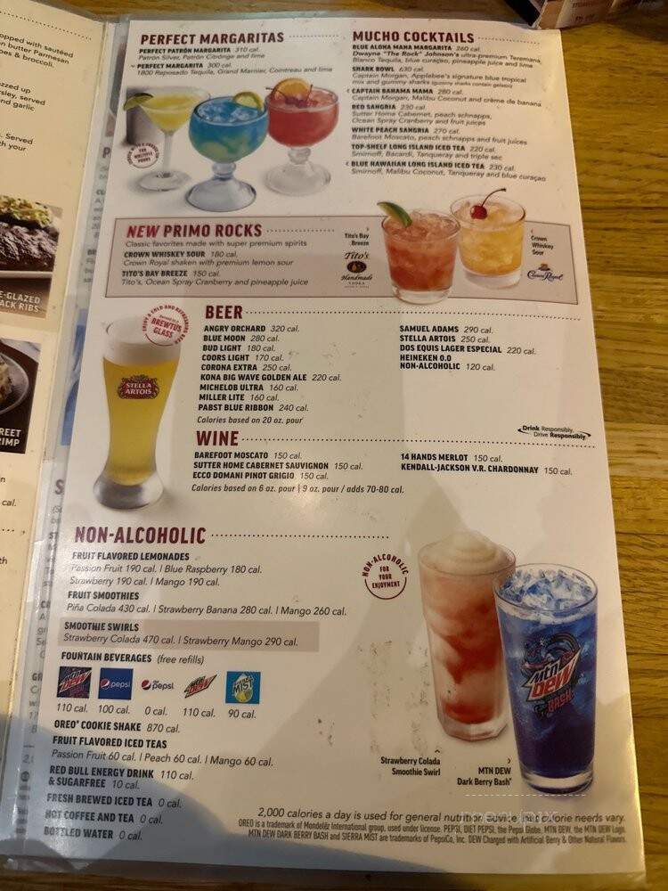 Applebees - La Quinta, CA menu_pic