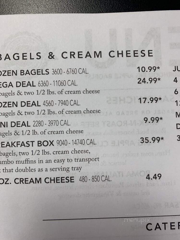 Big Apple Bagels - Lutz, FL menu_pic