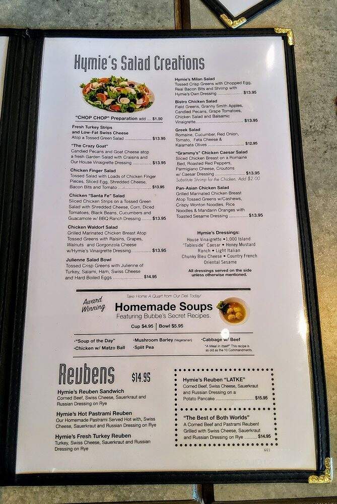 Hymie's Merion - Merion Station, PA menu_pic