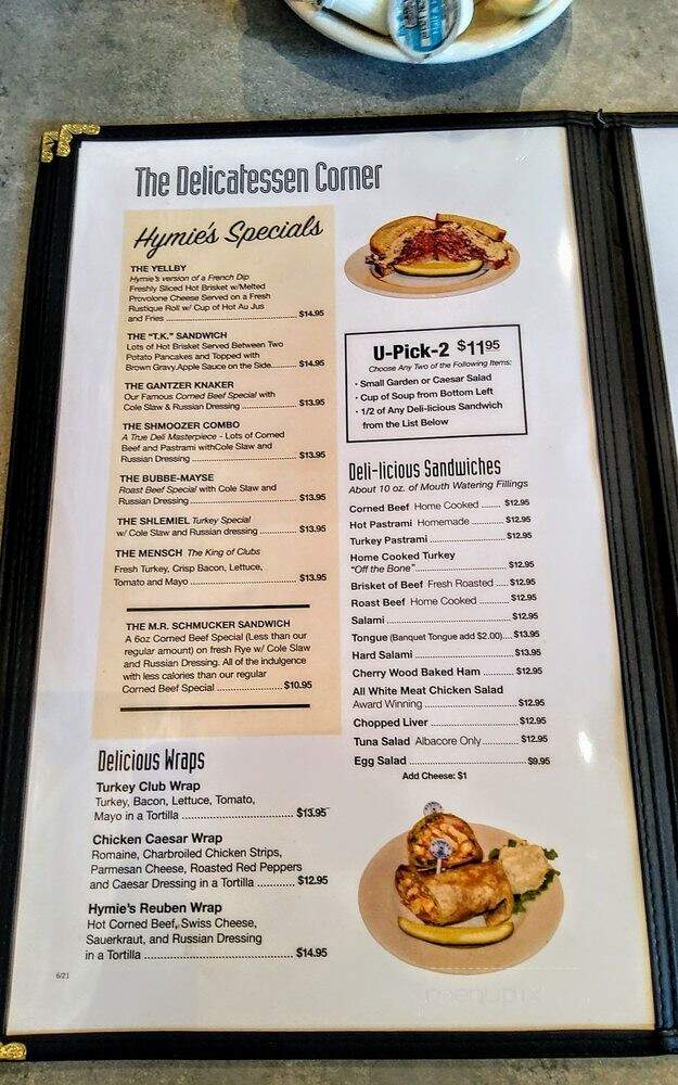 Hymie's Merion - Merion Station, PA menu_pic