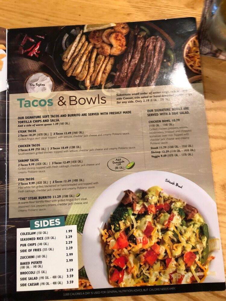 Beef O'Brady's - Titusville, FL menu_pic
