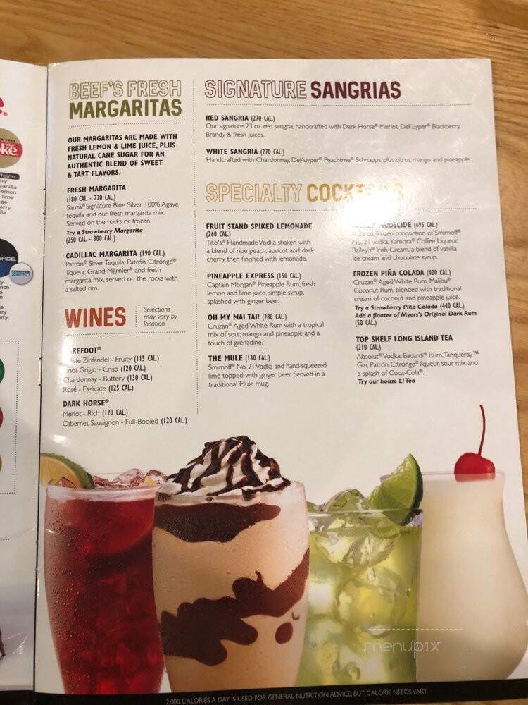 Beef O'Brady's - Titusville, FL menu_pic