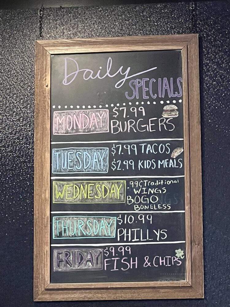 Beef O'Brady's - Tampa, FL menu_pic