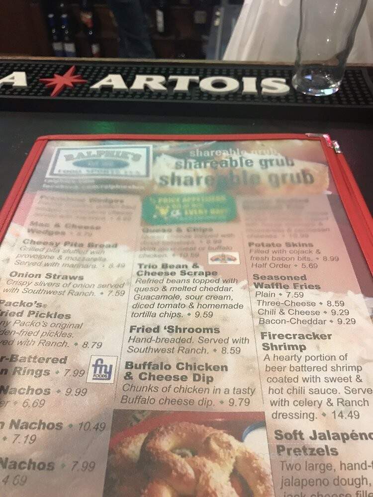 Ralphie's - Oregon, OH menu_pic
