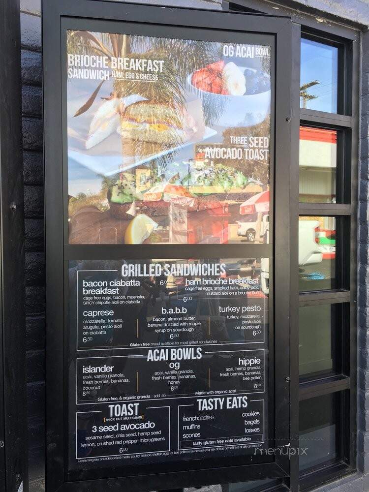 Better Buzz Coffee - San Diego, CA menu_pic