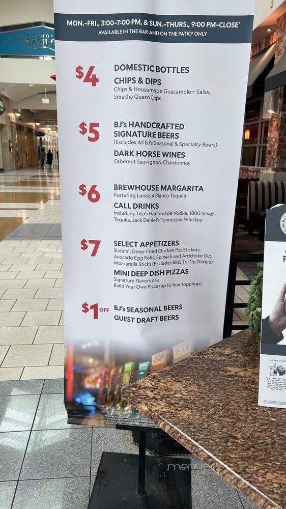 BJ's Restaurant & Brewhouse - San Bruno, CA menu_pic