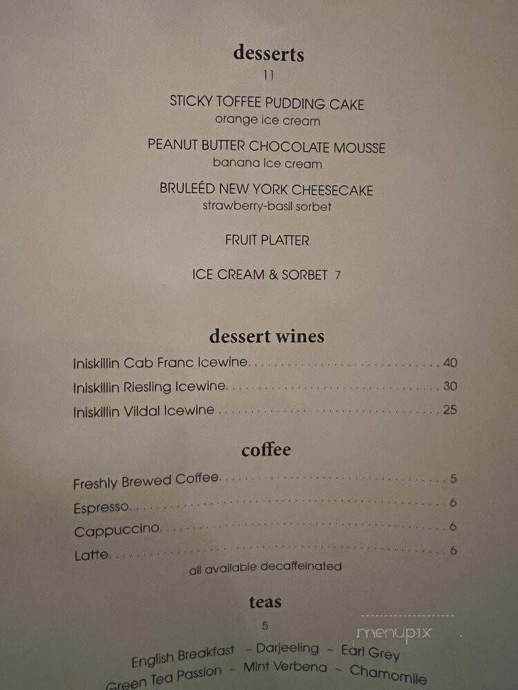 BLT Steak - Charlotte, NC menu_pic