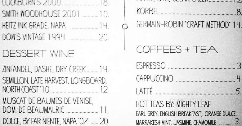 Bluestem Brasserie - San Francisco, CA