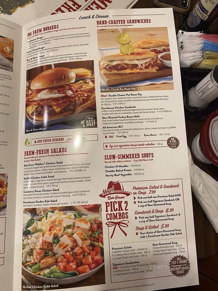 Bob Evans Restaurant - Liverpool, NY menu_pic