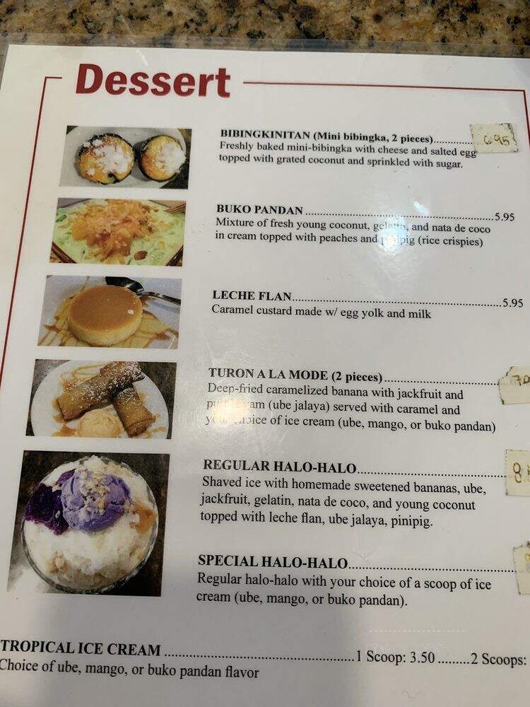 Boracay Garden & Grill - South San Francisco, CA menu_pic