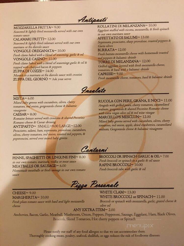 Carmine's Ristorante Italiano - Shelton, CT menu_pic