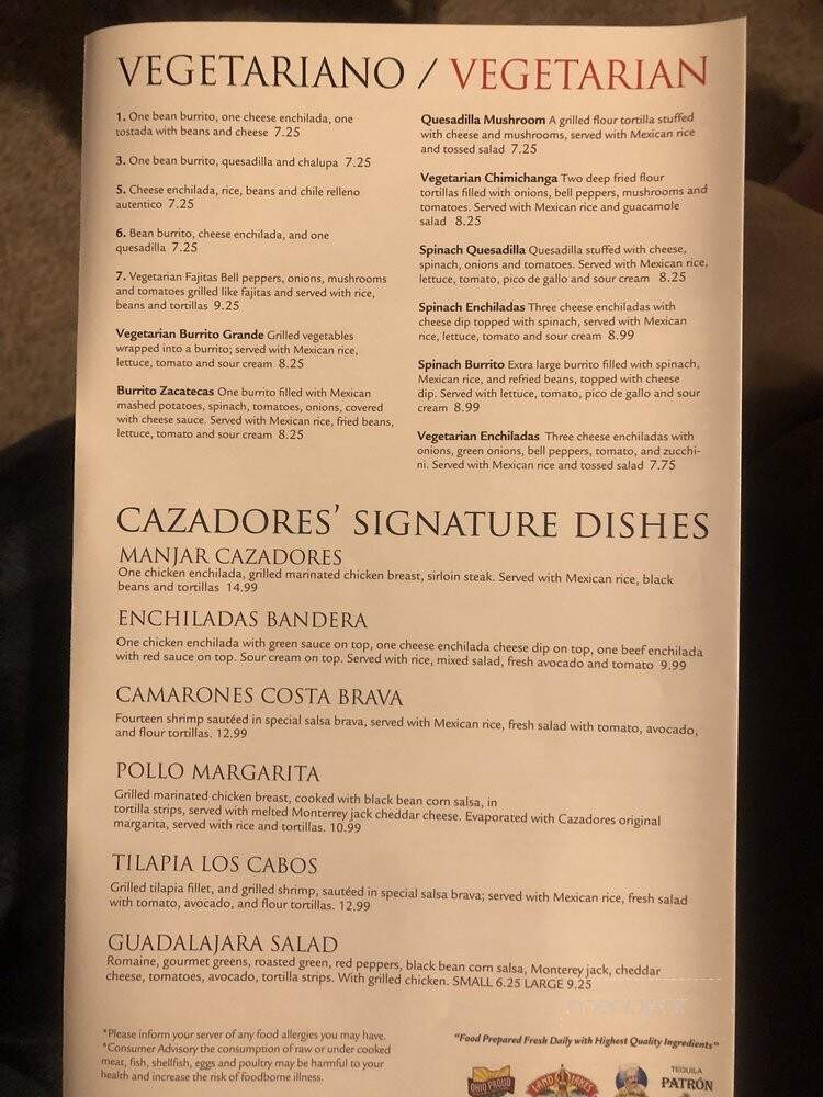 Cazadores - Sidney, OH