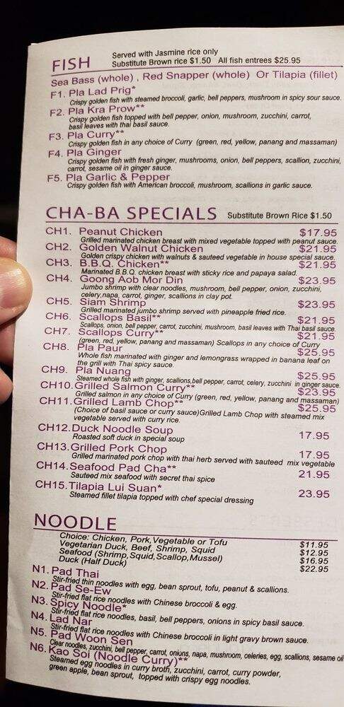 Chaba Thai - Long Beach, NY