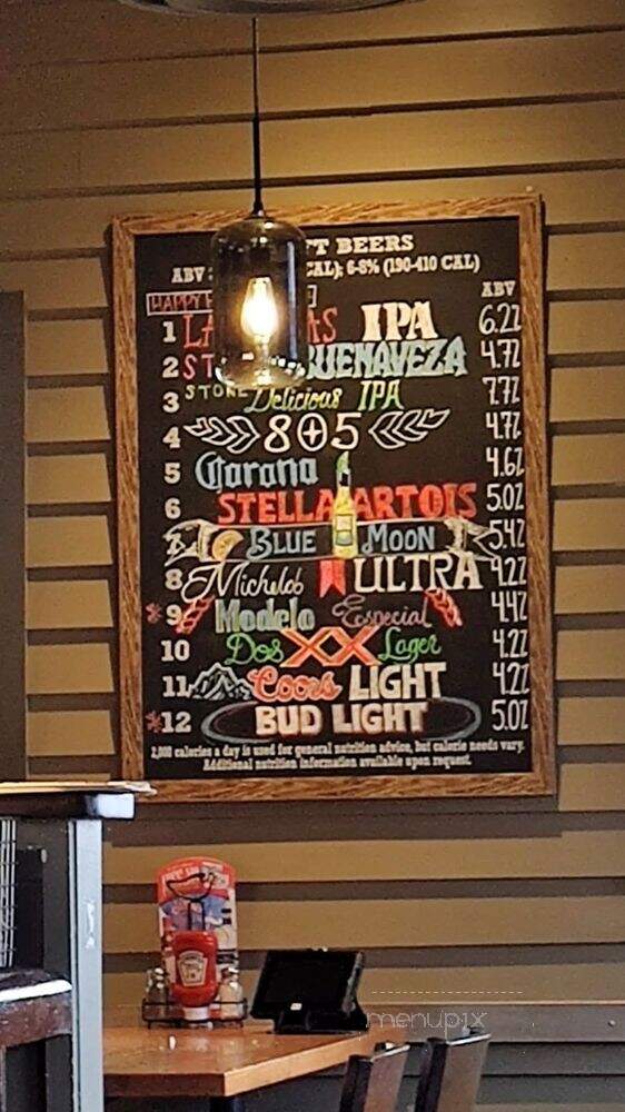 Chilli's Grill and Bar - Orange, CA menu_pic