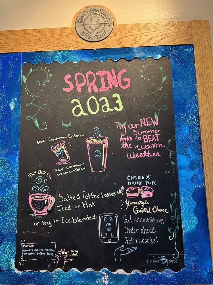 The Coffee Bean & Tea Leaf - Encino, CA menu_pic