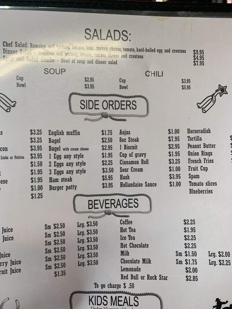Cowboy Cafe - Minden, NV menu_pic