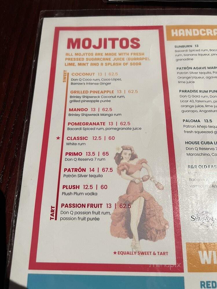 Cuba Libre - Atlantic City, NJ menu_pic