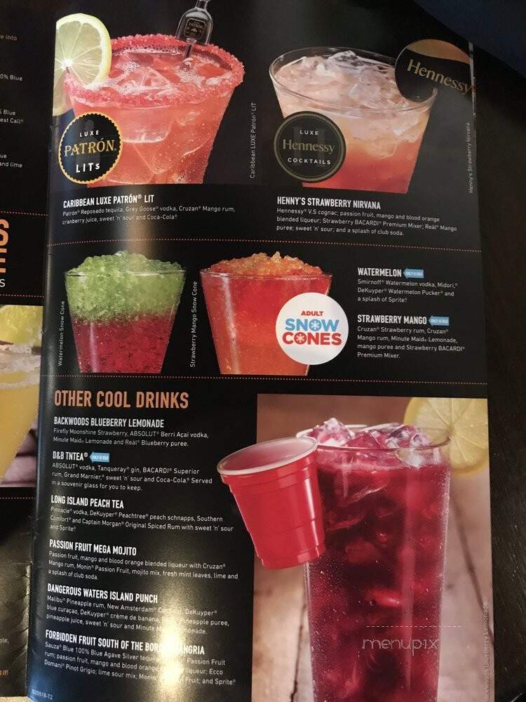 Dave & Busters - Lafayette Hill, PA menu_pic
