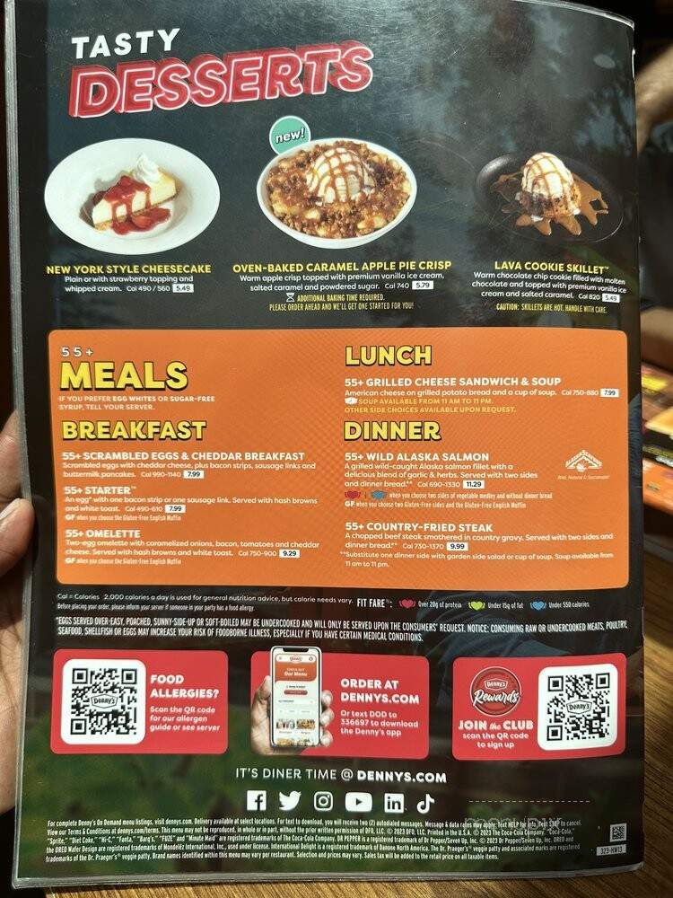 Dennys Restaurant - Las Vegas, NV menu_pic