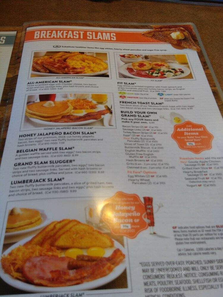 Dennys Restaurant - Dallas, TX menu_pic