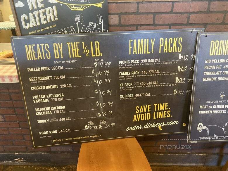 Dickey's Barbecue Pit - Lakewood, CO menu_pic