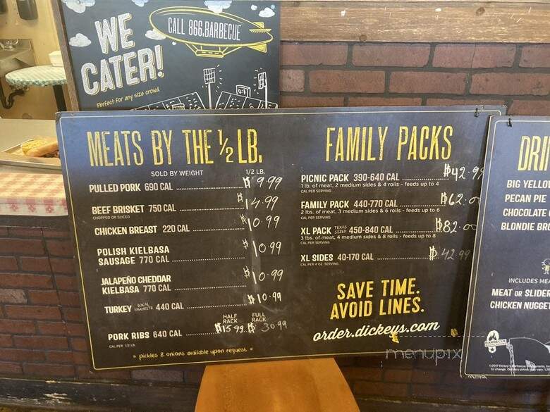 Dickey's Barbecue Pit - Lakewood, CO menu_pic
