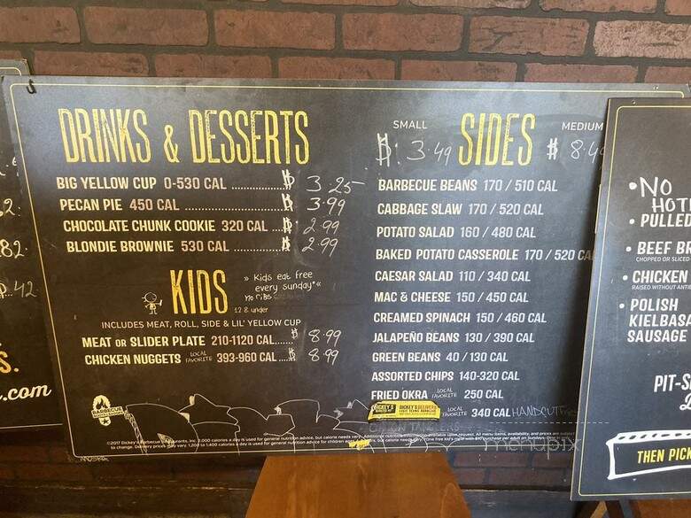 Dickey's Barbecue Pit - Lakewood, CO menu_pic